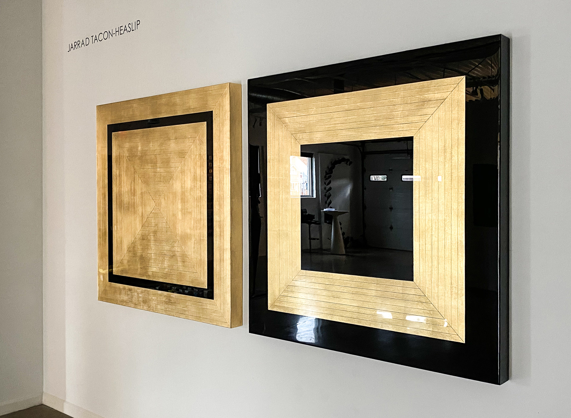 Black and Gold Square – Panel 1 / Black and Gold Square – Panel 2